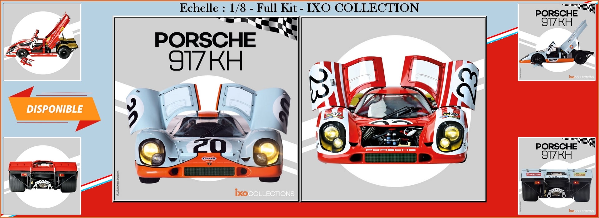 IXOCOLLECTION 1-8 - PORSCHE 917 K